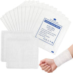 Beaupretty 50pcs Breathable Cotton 10x10cm Non-Adhesive Medical Bandaging for First Aid Dressing and Emergency Care
