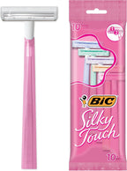 BIC Twin Select Silky Touch Twin Blade Shaver, Women, 10-Count
