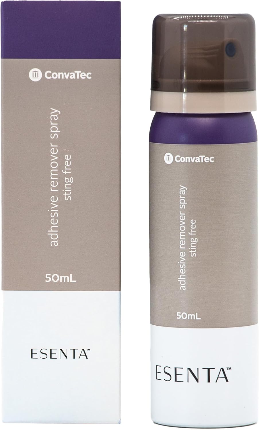 ConvaTec ESENTA Adhesive Remover Spray for Around Stomas and Wounds, Sting Free, Alcohol Free, 50 mL Bottle (Pack of 1)