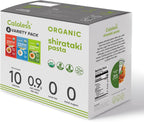 Caloless Konjac Shirataki Noodles 6-Pack (Angel Hair/Fettuccine/Spaghetti) Low Carb Keto Pasta, Gluten Free, Vegan, Keto Paleo Friendly, Low Calorie Food