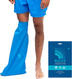 BLOCCS 100% Waterproof Cast Covers for Shower Leg- Swim Cover, Cast Bag for Bath. Durable Cast Sleeve for Swimming - #ASL74 - Adult Short Leg