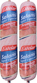 Salami Super Especial Estelar 2 Pack (2 lb each)– Authentic Dominican Salami