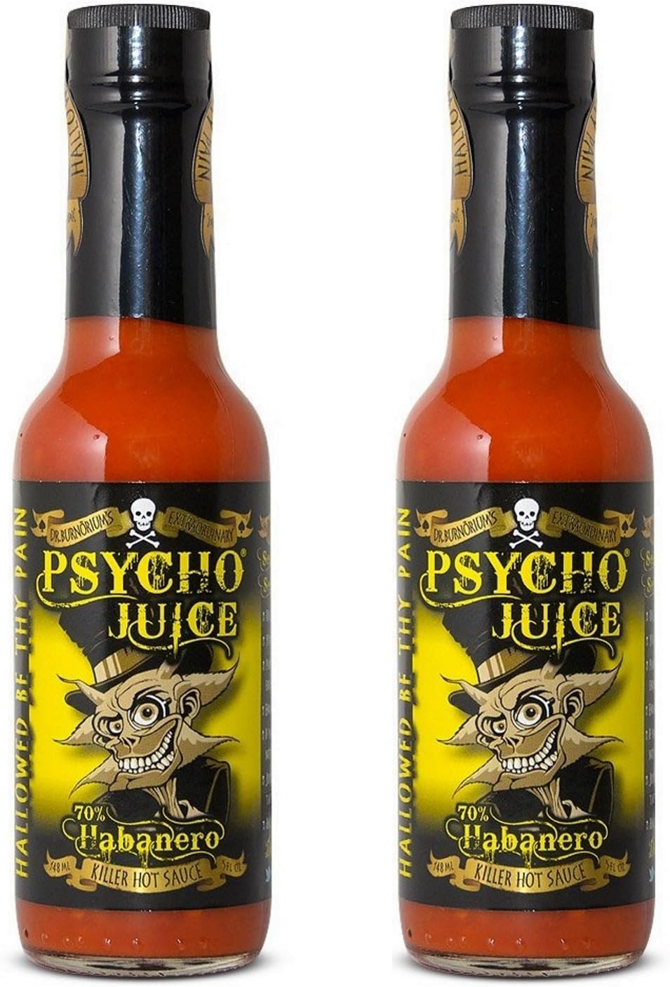 Set Of 2 Psycho Juice 70% Habanero