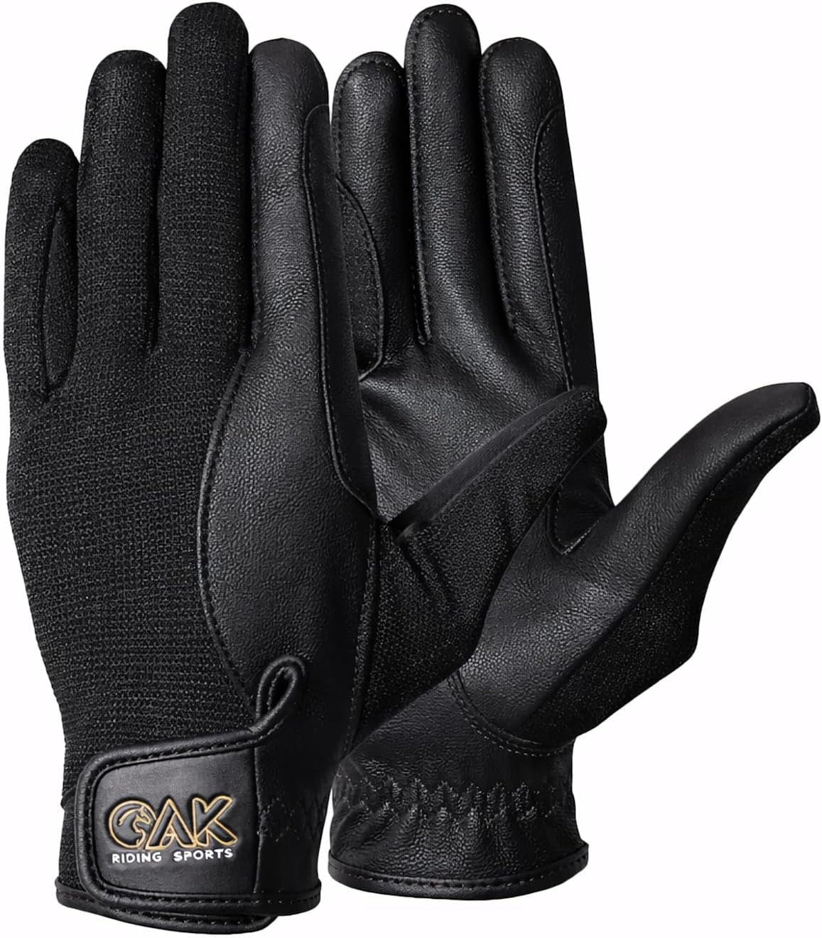 AK Solar Tech Summer Horse Riding Gloves – Soft Leather Equestrian Gloves with Breathable Mesh, Lightweight & Durable Grip for Women & Men