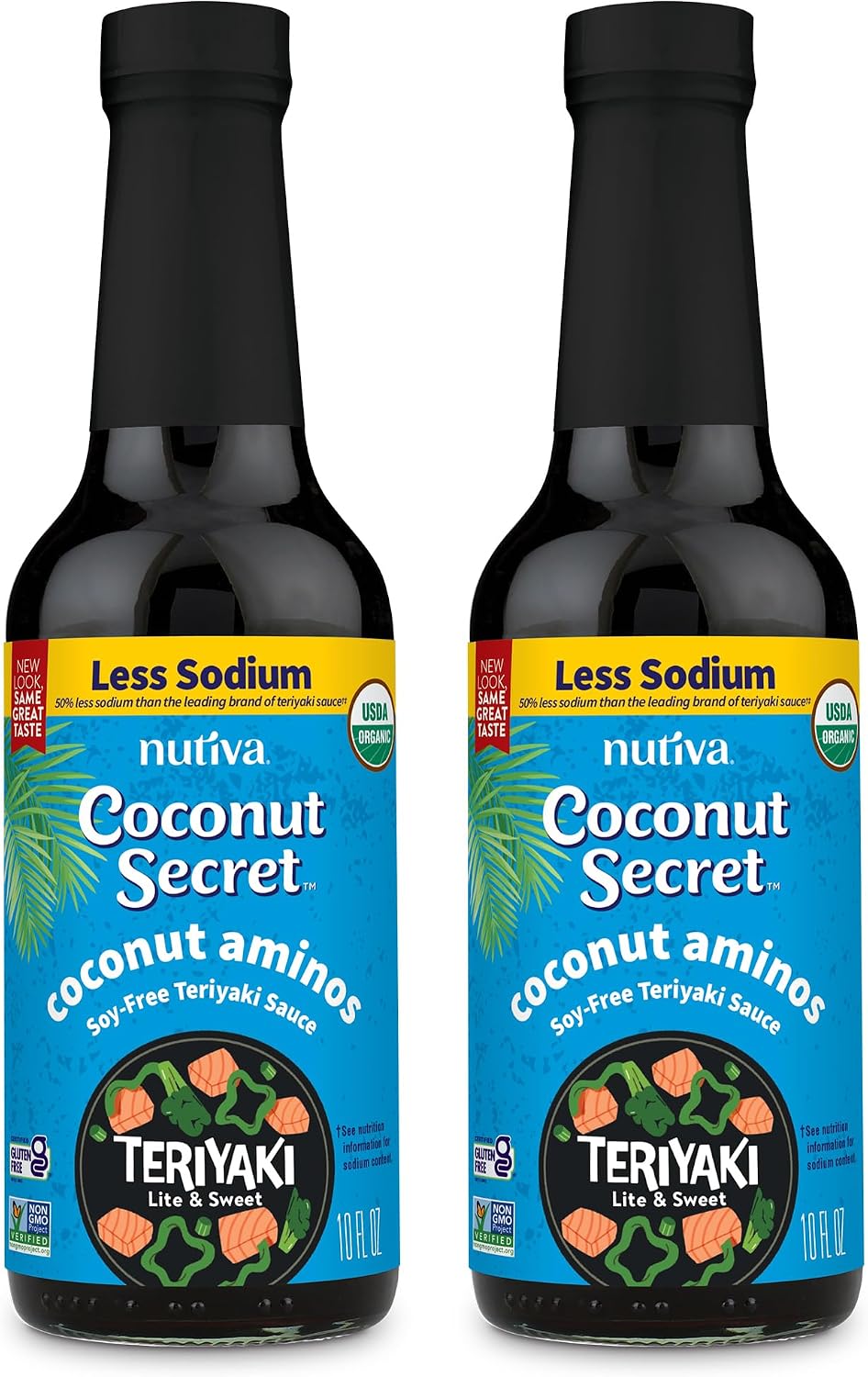 Coconut Secret Coconut Aminos Teriyaki Sauce (2 Pack) - 10 fl oz