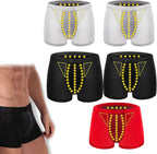 Prostate Magnetic Therapy Boxer Briefs, Tourmaline Prostate Therapy Magnetic Boxer Briefs for Men (5PCS-A,6XL)