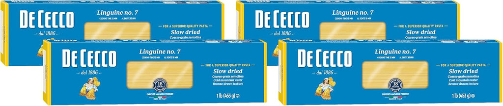De Cecco Linguine Pasta, 16 Oz (Pack of 4)