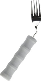 Homecraft Lightweight Foam Handled Cutlery - Angled, Fork, Right, (Eligible for VAT relief in the UK) Fork for Limited Wrist Movement, Independent Self-Feeding Utensil for Arthritis, Elderly, Disabled