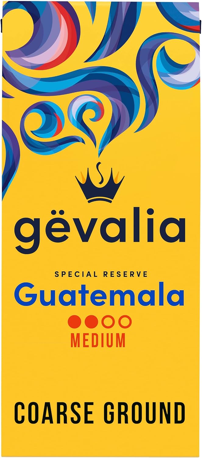 Gevalia Special Reserve Guatemala Single Origin Medium Roast Coarse Ground Coffee (10 oz Bag)