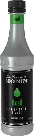 Monin Basil Concentrated Flavor, 375 Milliliter -- 4 per case.