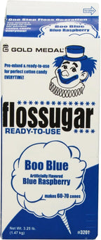 Gold Medal Flossugar-3.25Lbs./52oz.,BOO-BLUE,Blue Raspberry
