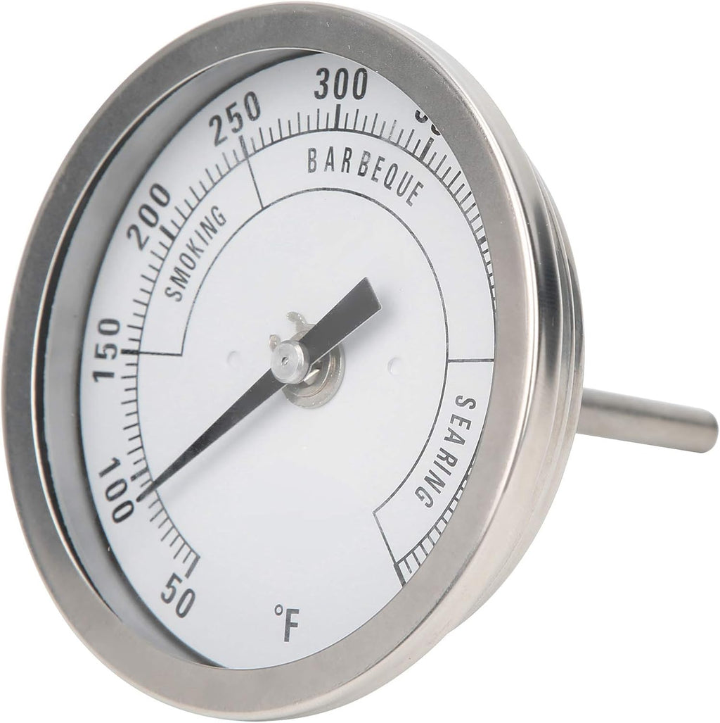 3in Adjustable NPT 1/2in Stainless Steel Pointer Thermometer for Barbecue Grill Oven 50-550℉ Smoker Temp Gauge Grill Thermometer Gauge Heat Indicator