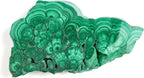 1Pc Natural Malachite Slices,50-100g Small Size Raw Stone Green Mineral Specimen DIY Material Energy Crystal，Polished Pocket Palm Stone
