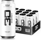3D Energy Drink – Sugar Free, 200mg Caffeine, Pre Workout, Taurine, L-Carnitine, Lightly Carbonated, 16oz Cans, 12 Pack - Citrus Frost