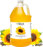Baja Precious - High Oleic Sunflower Oil, 1 Gallon Jug - Expeller Pressed, Wonderful in the Kitchen, Amazing on Your Skin and a Million Other Uses, Bottled in the USA