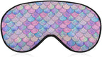 Mermaid Rainbow Sleep Mask Eye Mask for Women Men Comfortable and Soft Sleeping Eye Cover with Adjustable Elastic Strap Block Out Light Fashion Patterns Blindfold for Travel Nap Meditation