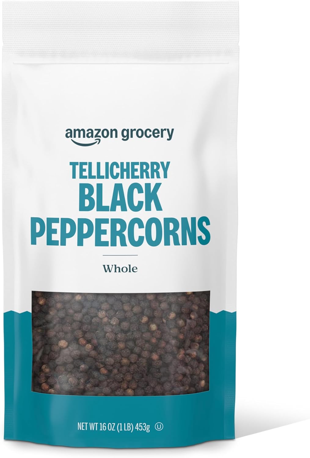 Amazon Grocery, Tellicherry Whole Black Peppercorn, 16 Oz