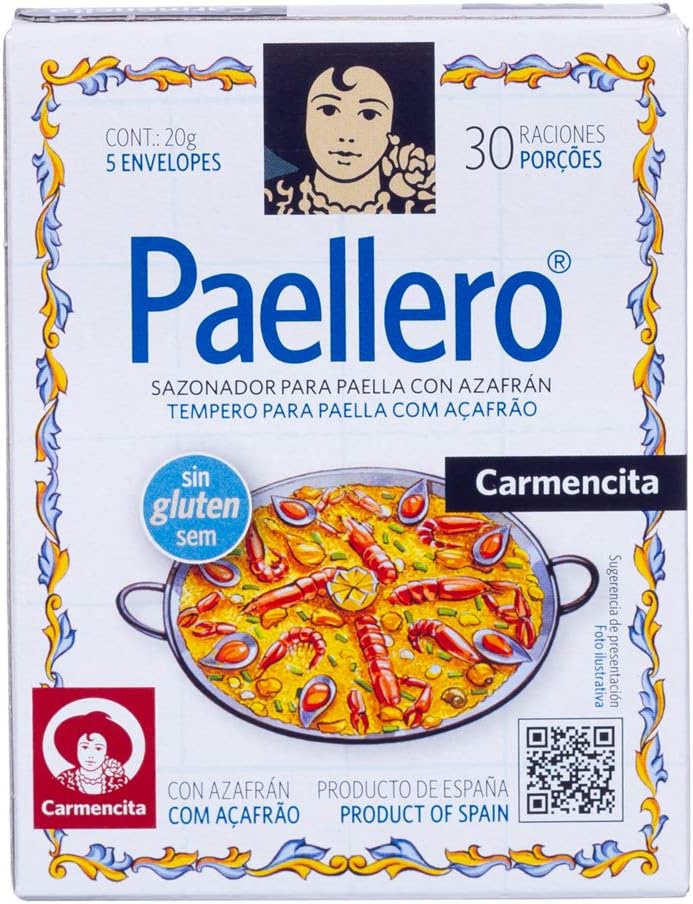 Paellero Paella Seasoning from Spain (5 packets) 2 Pack