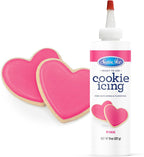 Satin Ice Pink Cookie Icing - 8oz - Bottle