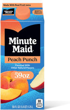 Minute Maid, Pulpy Lemonade Drink Peach Punch, 59 Fl Oz