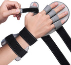DrFinger Stroke Hand Brace Splint for Straightening Fingers with 5 Fingers Resting Support,Prevent Fingers Curling, Dupuytren's Contractures, Hand Spasms, Fit Right & Left, Men & Women - M
