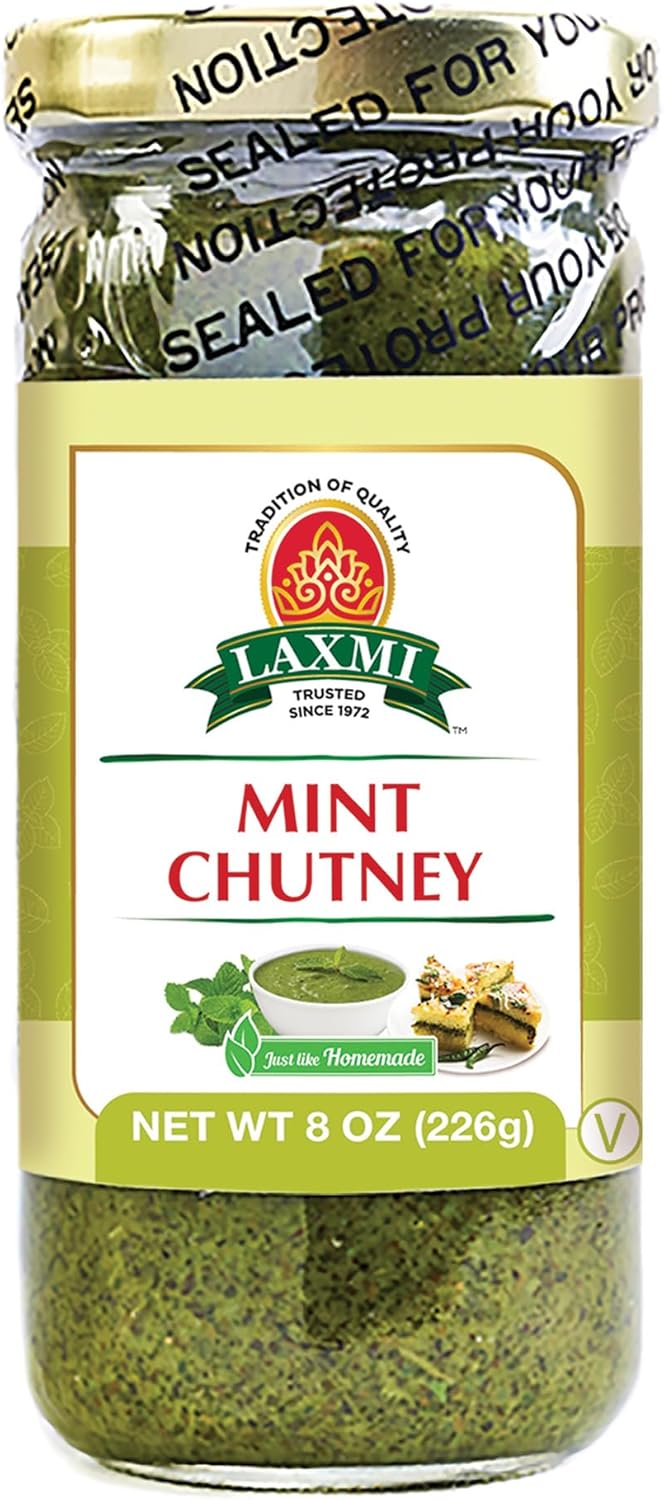 Laxmi All-Natural Gourmet Mint Chutney - 8oz