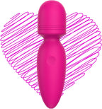 Mini Massager,Small Cordless Handheld Massager with 10 Quiet Vibration Modes, Personal Rechargeable Massager for Neck Shoulder Back Body