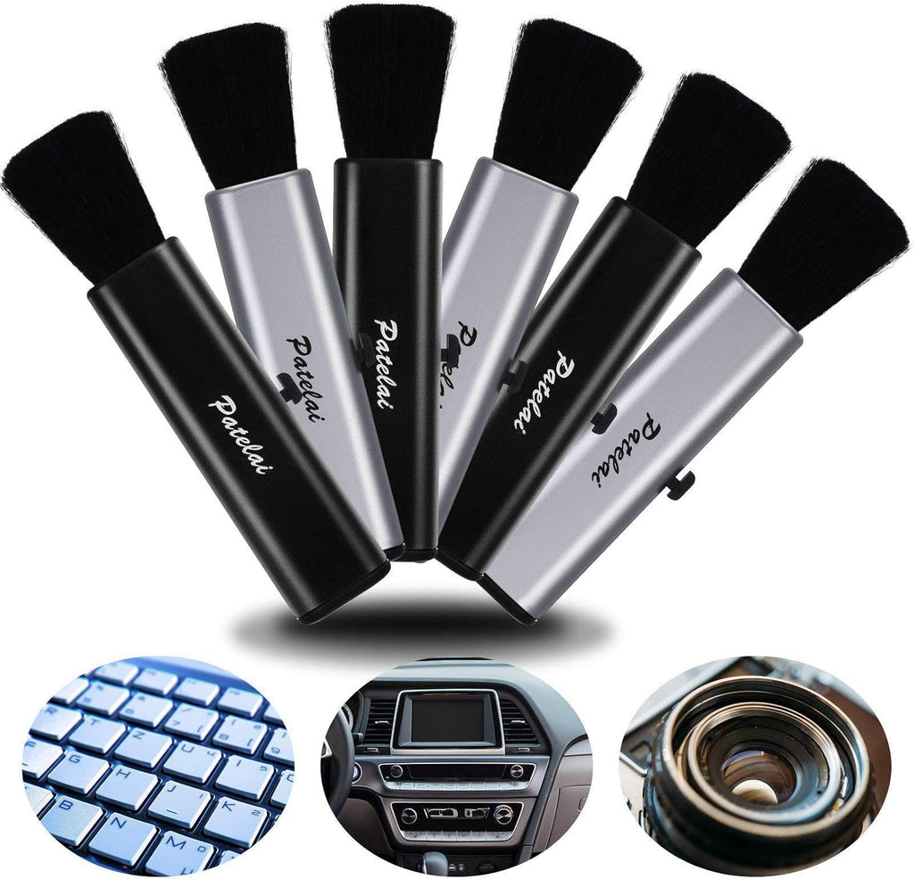 6 Pieces Portable Laptop Cleaning Brush Electronic Cleaning Brush Swipe Computer Brush for Laptops Keyboard Mobile Phones Cameras Digital Products Car Interior Detailing Home and Office Items