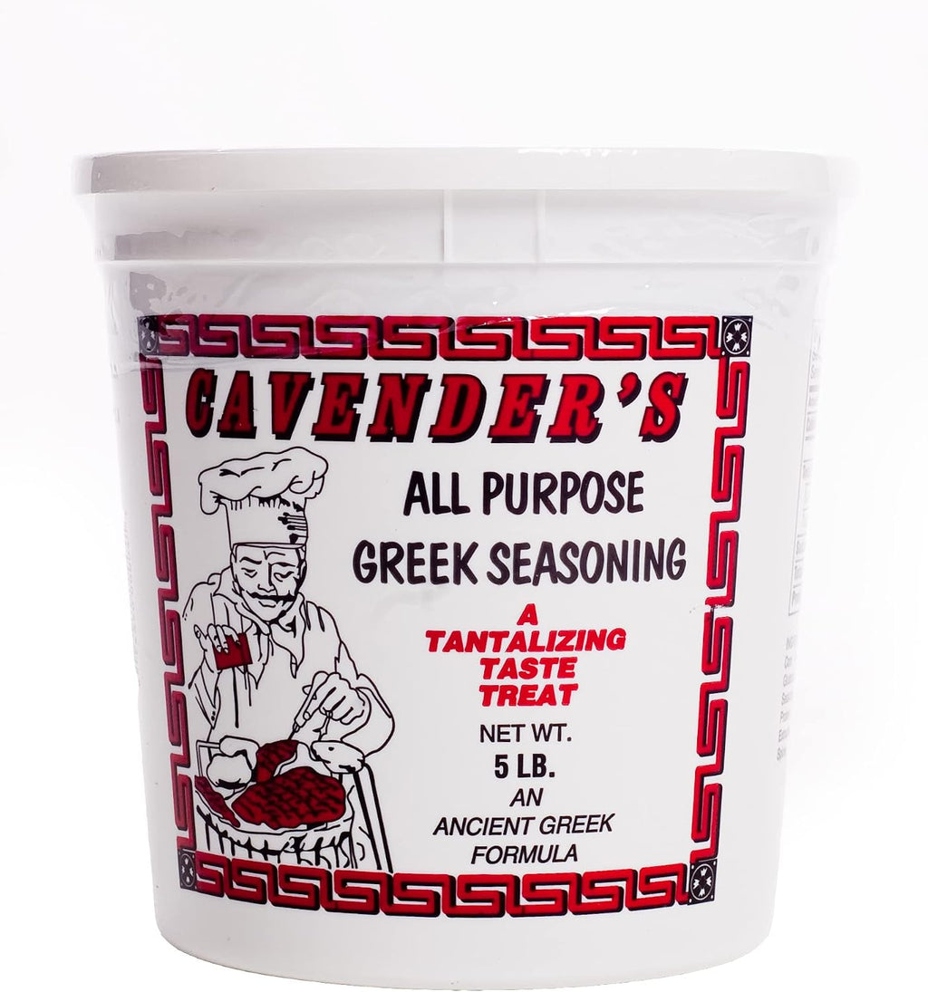 Cavender's All Purpose Greek Seasoning 5 lbs Tub Bulk