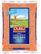Duru Split Red Lentils 88.2oz (2500 g), 100% Natural and Certificated, High Fiber and Protein, Non-GMO, Great for Lentil Soup and Vegan Recipes, Gluten Free