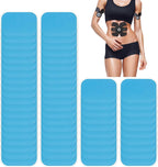 60 Pcs Gel Pads for Abs Stimulator,Gel Sheet Replacement Pads for Abdominal Muscle Trainer, EMS Abdominal Belt,Reusable Ab Workout Toner Belt Accessories