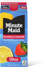 Minute Maid Lemonade, Strawberry, 59 oz