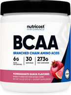 Nutricost BCAA Powder 2:1:1 (Pomegranate Guava, 30 Servings) - Branched Chain Amino Acids