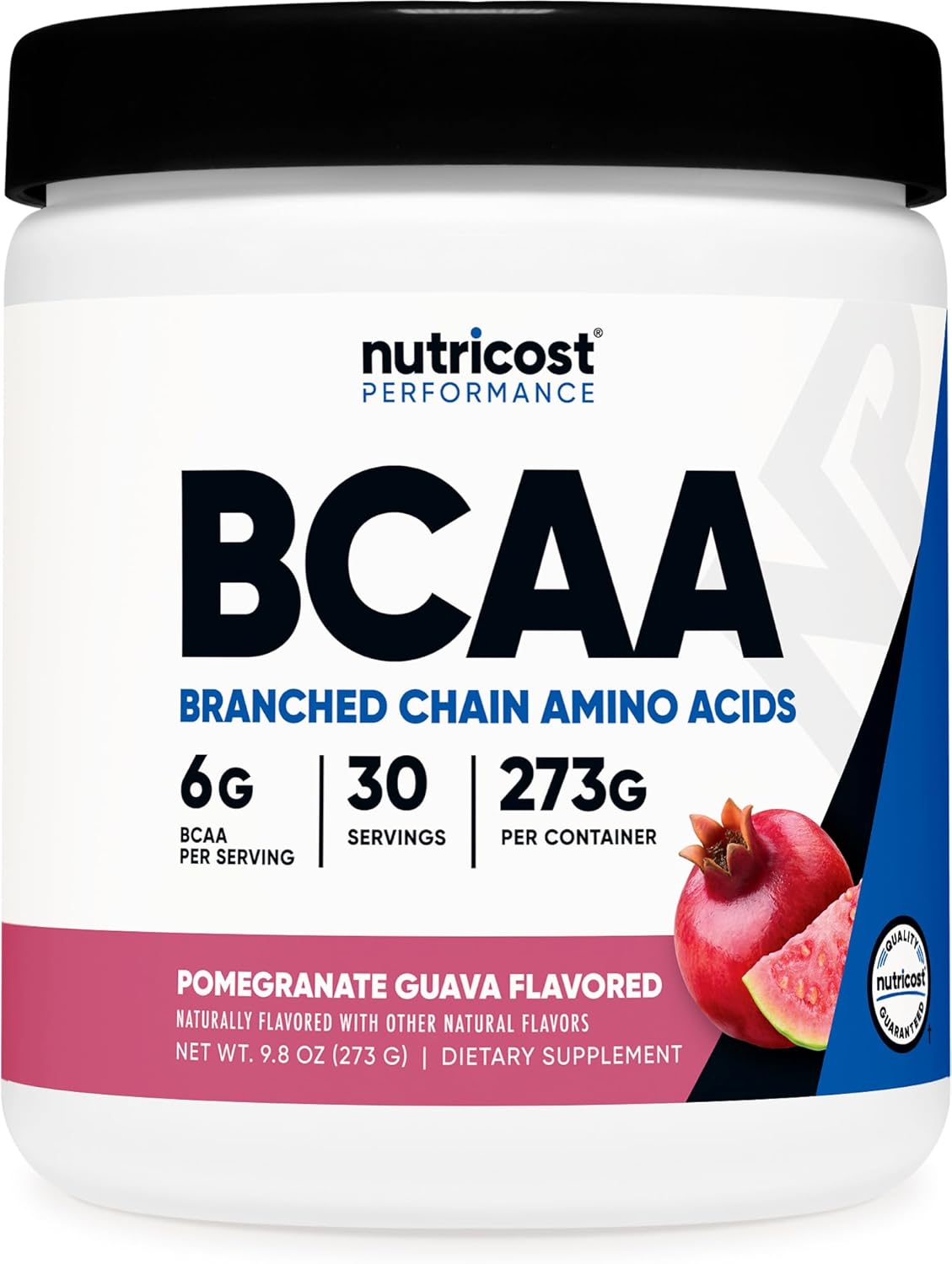 Nutricost BCAA Powder 2:1:1 (Pomegranate Guava, 30 Servings) - Branched Chain Amino Acids
