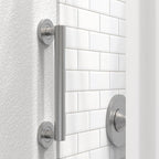 ADA Compliant Grab Bar, 500lbs Weight Support for Bath Safety (12 inch, Brushed Nickel)