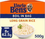 Uncle Ben's Boil in Bag Long Grain Rice (8x62.5g)