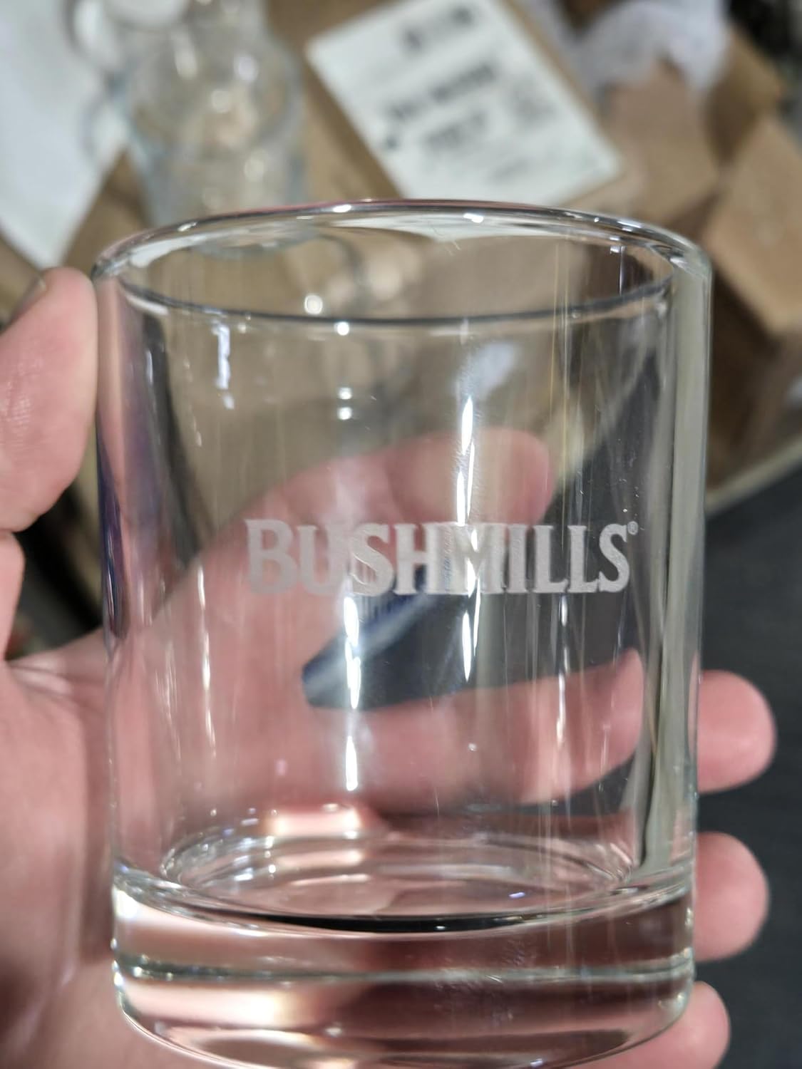 Bushmills Signature Etched Rocks Glass - Set of 2