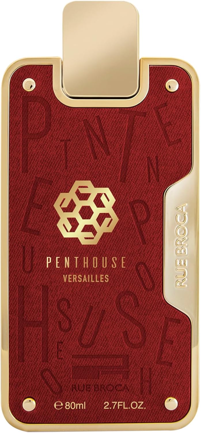 Rue Broca Penthouse Versailles Eau de Parfum Spray for Unisex, 2.7 Fl. Oz – A Luxurious Amber Floral Woody Fragrance