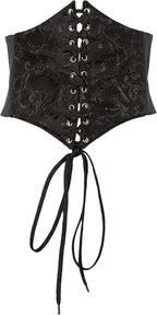 Daisy corsets Women's Lavish Black Brocade Corset Belt Cincher