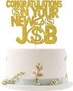Congrats on Your New Job Cake Topper, New Job Who Dis Cake Decor, Congratulations Job Party Decorations