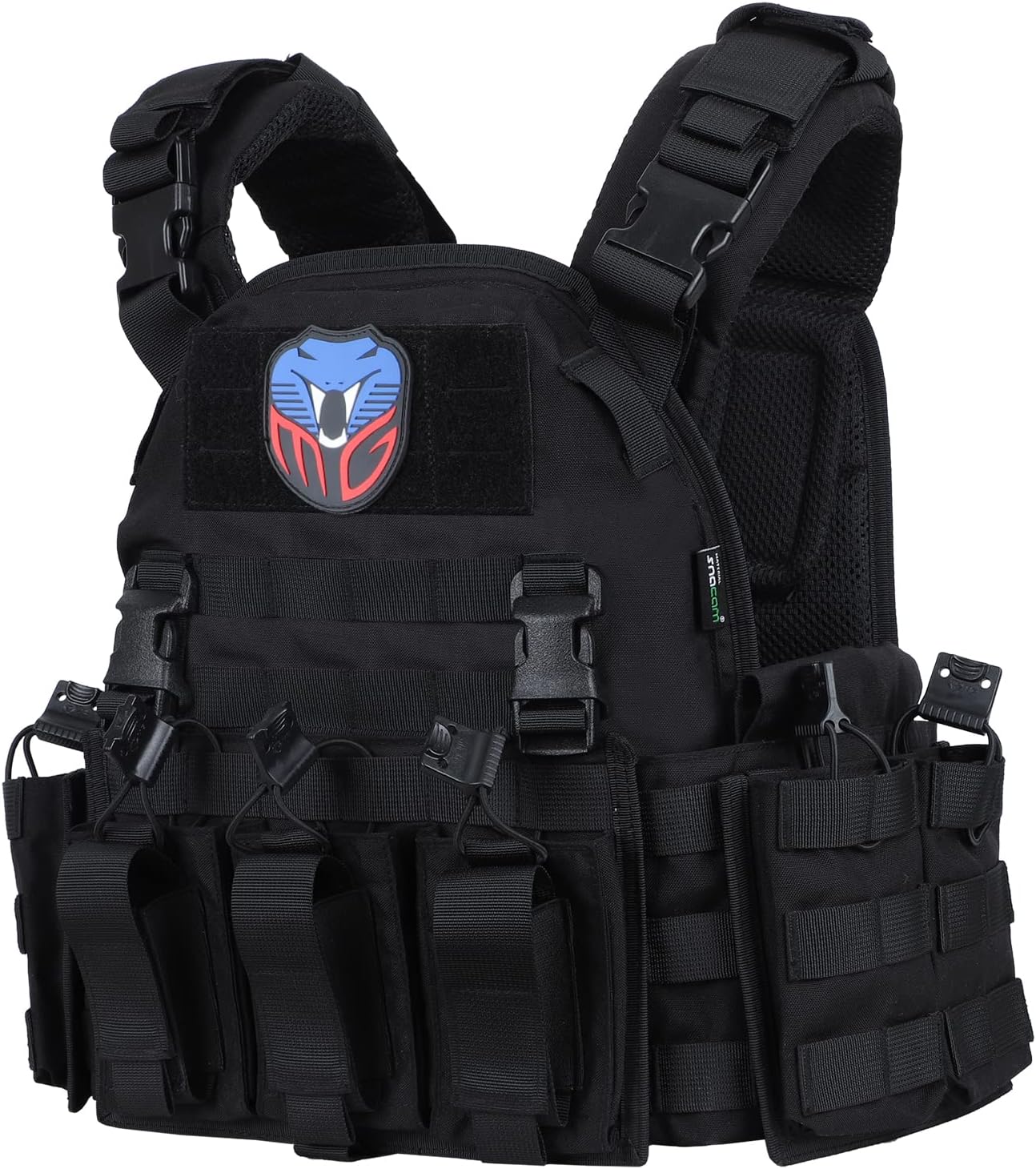 MGFLASHFORCE Tactical Vest Molle Airsoft Vest for Men