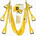 Aerial Yoga Swing Set - Hammock Hanging Swing - Sling Inversion Fly Kit - Antigravity Yoga Sling - Suspension Trapeze