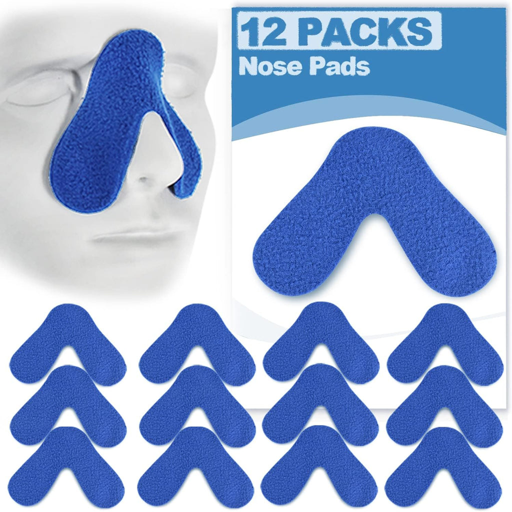 Medihealer 12 Pack Nose Pads- Comfort Nose Pad for Avoiding Leaks, Red Mark, Pressure on Nose Bridge, Can Be Trimmed, Great Value Supplies