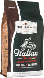 Fresh Roasted Coffee, Italian Roast, 5 lb (80 oz), Dark, Kosher, Whole Bean