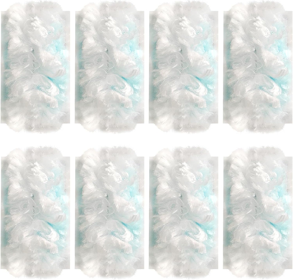 60 Pack Disposable Duster Refills Electrostatic Fluffy for Cleaning, Duster Removal Brush Disposable Replacement Head, Multi Surface Refills for Dusting Electronics Blinds Ceiling Fans Furniture