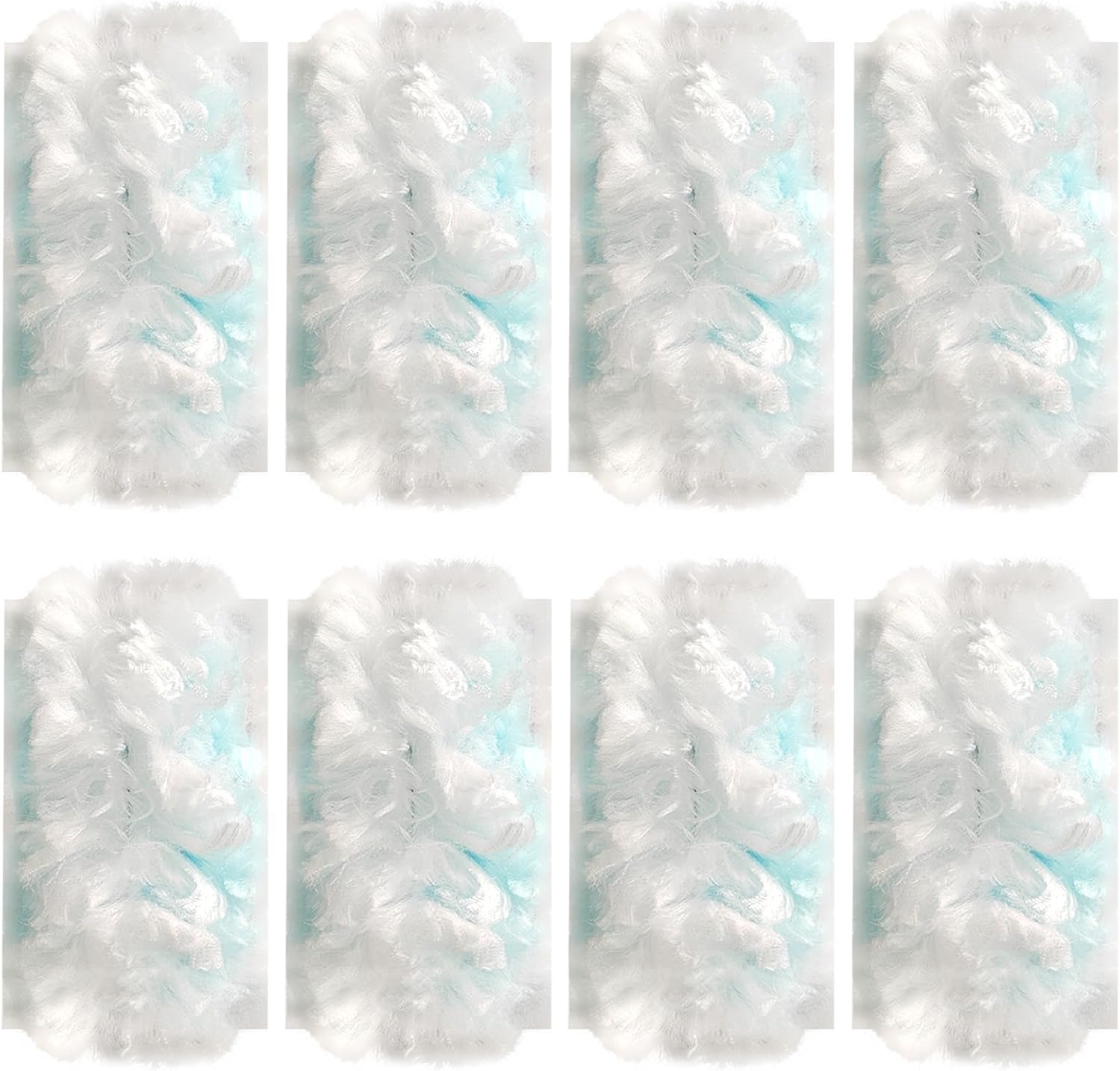 60 Pack Disposable Duster Refills Electrostatic Fluffy for Cleaning, Duster Removal Brush Disposable Replacement Head, Multi Surface Refills for Dusting Electronics Blinds Ceiling Fans Furniture