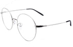 Classic Round Photochromic Reading Glasses Mens Womens +0.75 Readers Silver Color Frames Eyewear