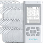 Dual Channel TENS Unit Muscle Stimulator Machine，9 Modes with 20pcs Premium Electrode Pads for Pain Relief