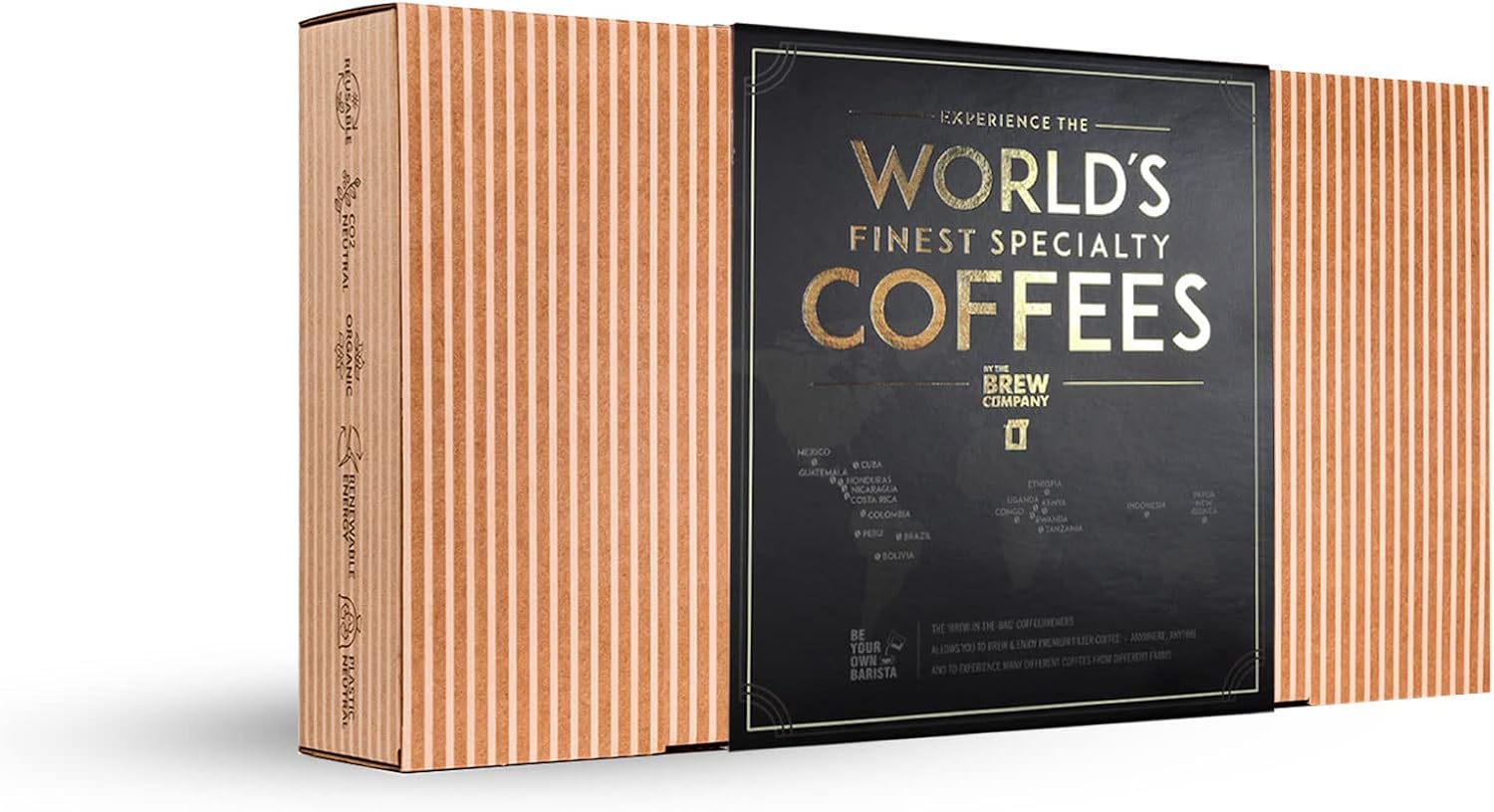 Original Gourmet Coffee Gift Set for Men & Women - 14 World's Finest Single Origin Specialty & Organic Coffees in Innovative Brewers | Sampler Box for Coffee Lover to Brew & Enjoy Anytime, Anywhere