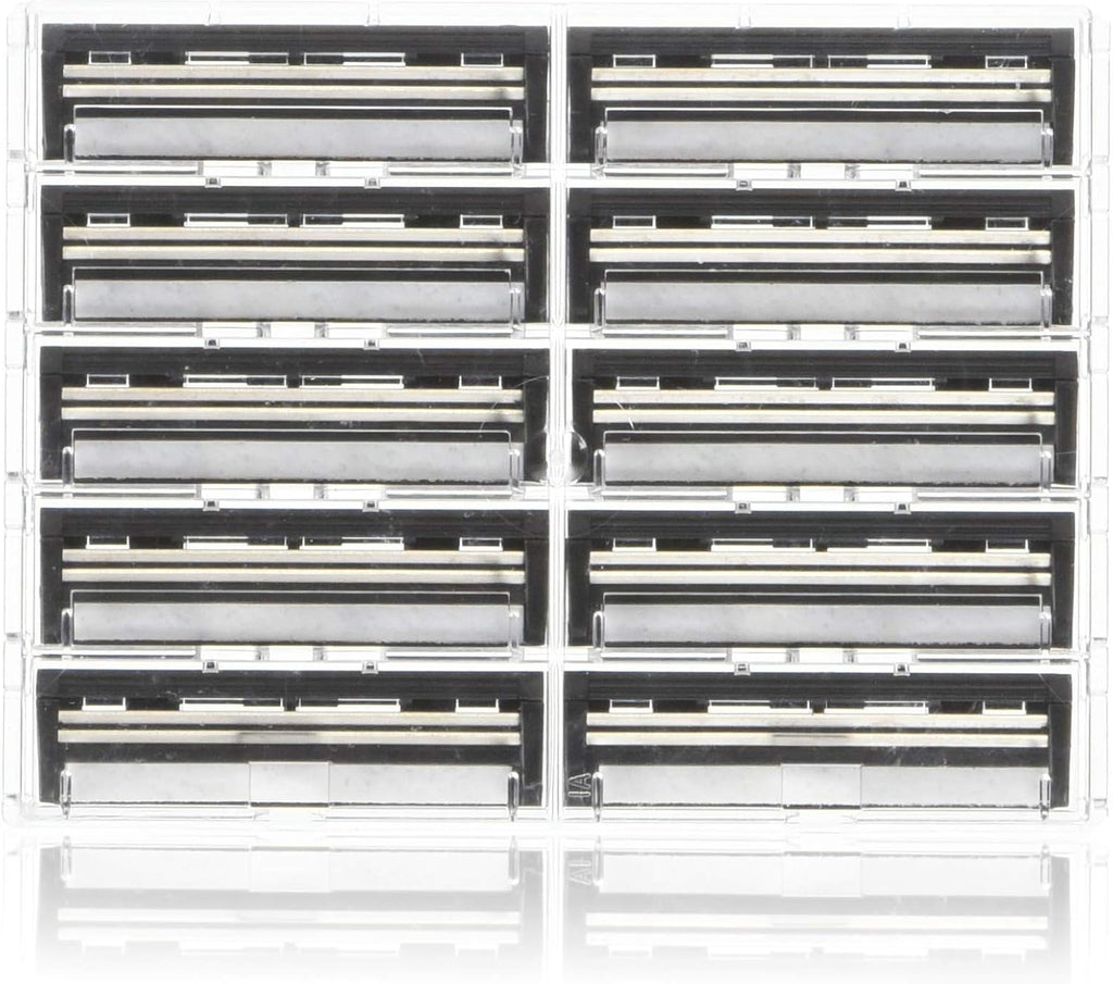 100 Personna Twin 2 ( TWIN II ) Razor blades - Compatible with GIllette's Trac 2 Razor system